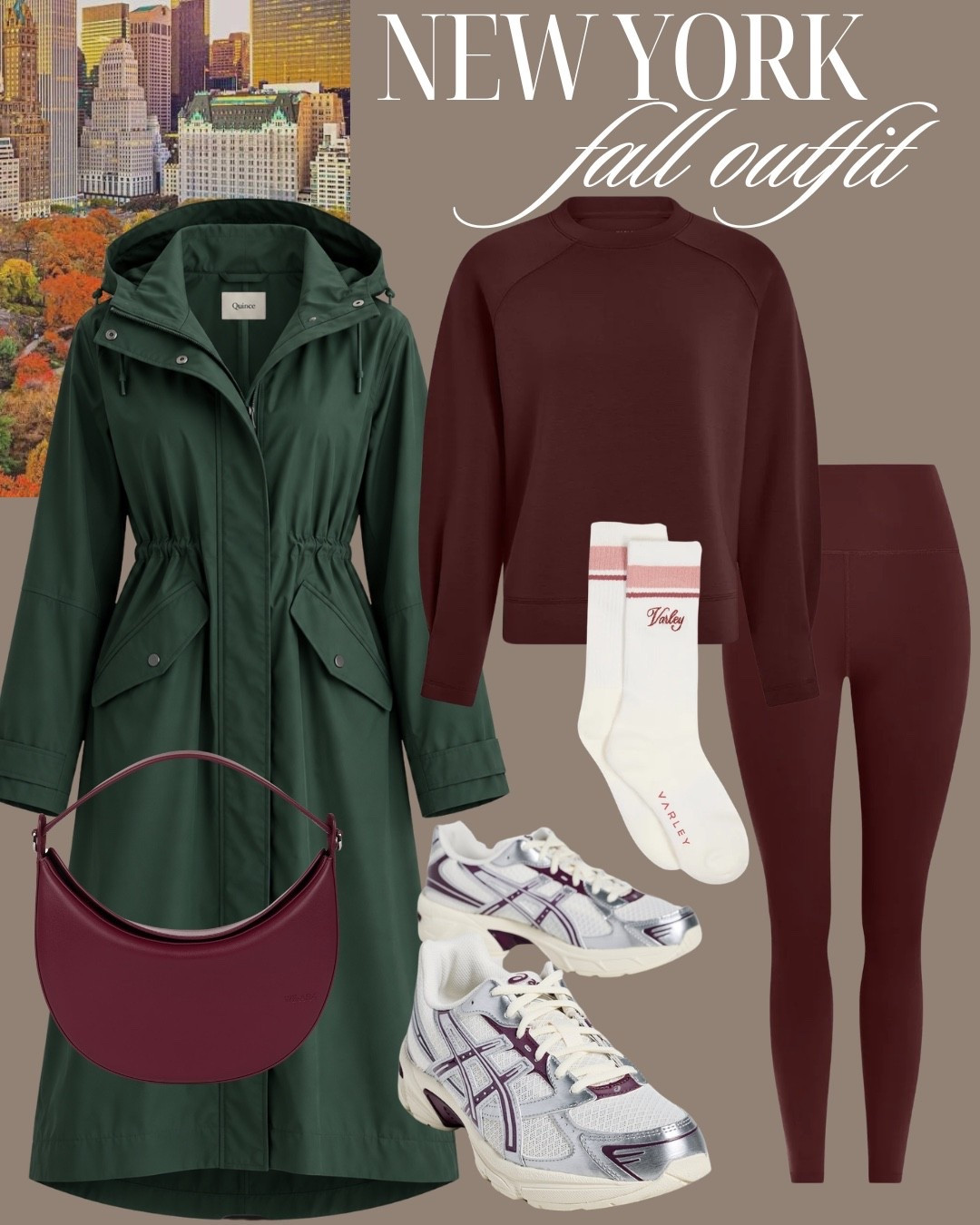 Casual NYC Fall Outfit @Varley @Quince