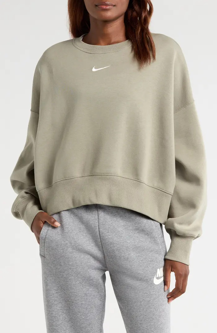 Nike Phoenix Fleece Crewneck Sweatshirt | Nordstrom | Nordstrom