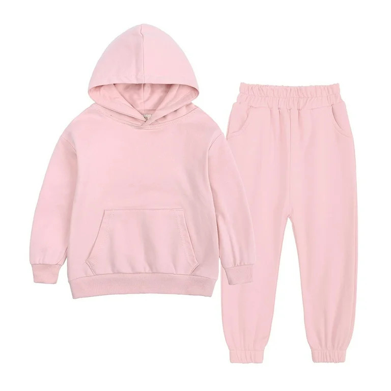 2 Piece Outfits Set Hoodie Long pant for Child Toddler Kid's Tracksuits 2 Piece Hoodie Tracksuit ... | Walmart (US)