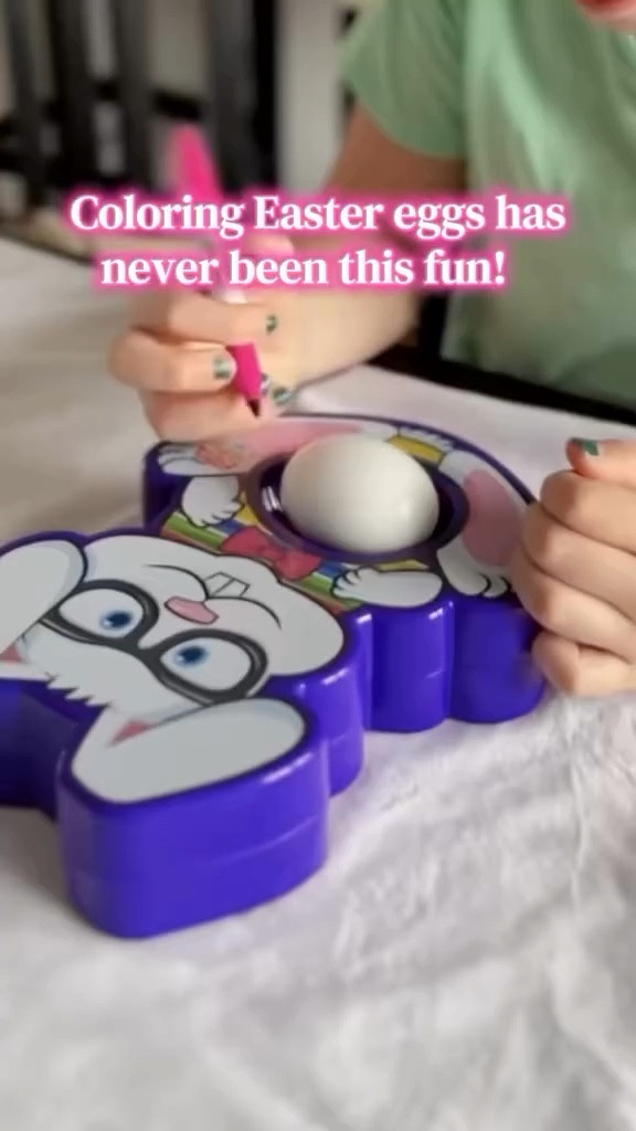 Comment “shop” and I’ll send you all the details! 🐣 

 How fun is this egg spinner!! Change up your Easter egg coloring this year!

#njmoms #eastereggdying #easteractivities #eastertradition #amazonkids