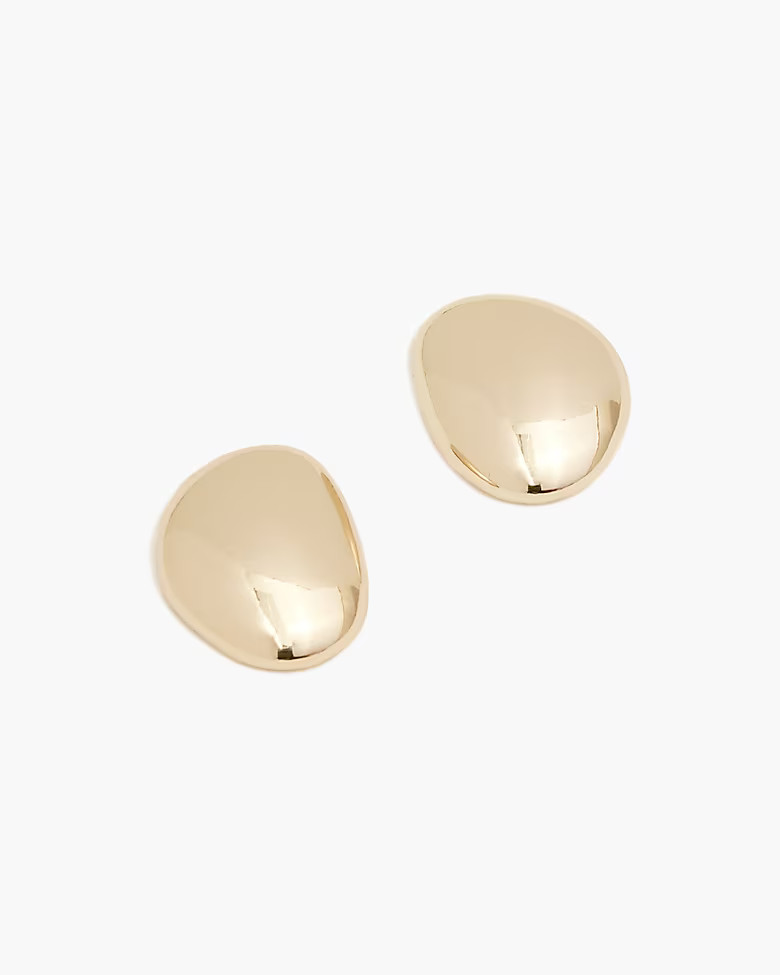 Sculptural bean stud earrings | J.Crew Factory