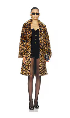 Adrienne Landau Heritage Coat in Large Cheetah from Revolve.com | Revolve Clothing (Global)