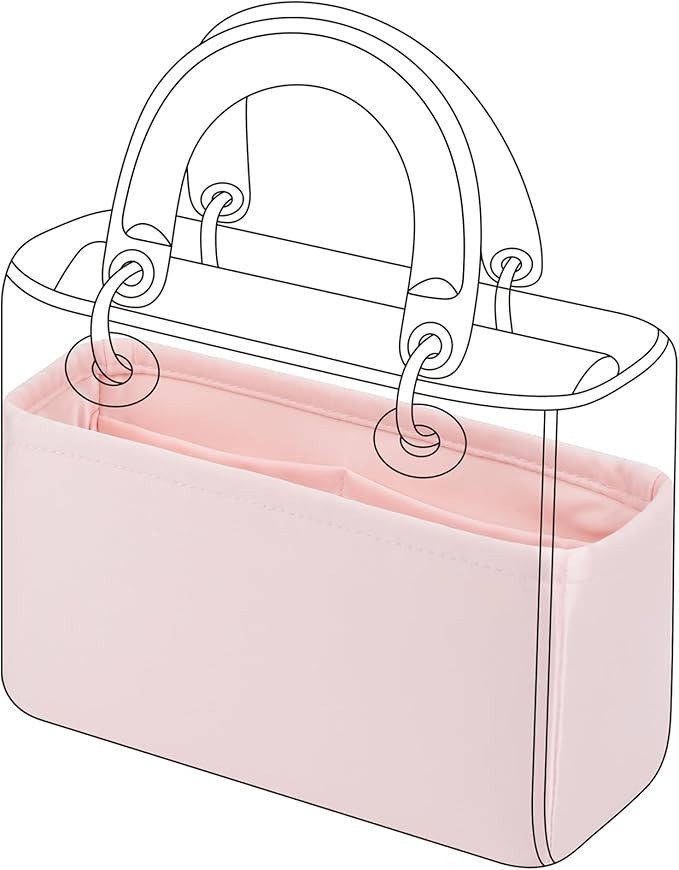 DGAZ Silk Purse Organizer Insert For Lady-Dior Micro/Mini/S/M/L bags，Silky Smooth Bag Organizer... | Amazon (US)