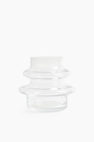 H & M - Small Tiered Glass Vase - White | H&M (US + CA)