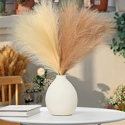6 Pack Artificial Pampas Grass, 27" / 70 cm Faux Pampas Grass, Fake Dried Flower Bouquet for Home... | Amazon (CA)