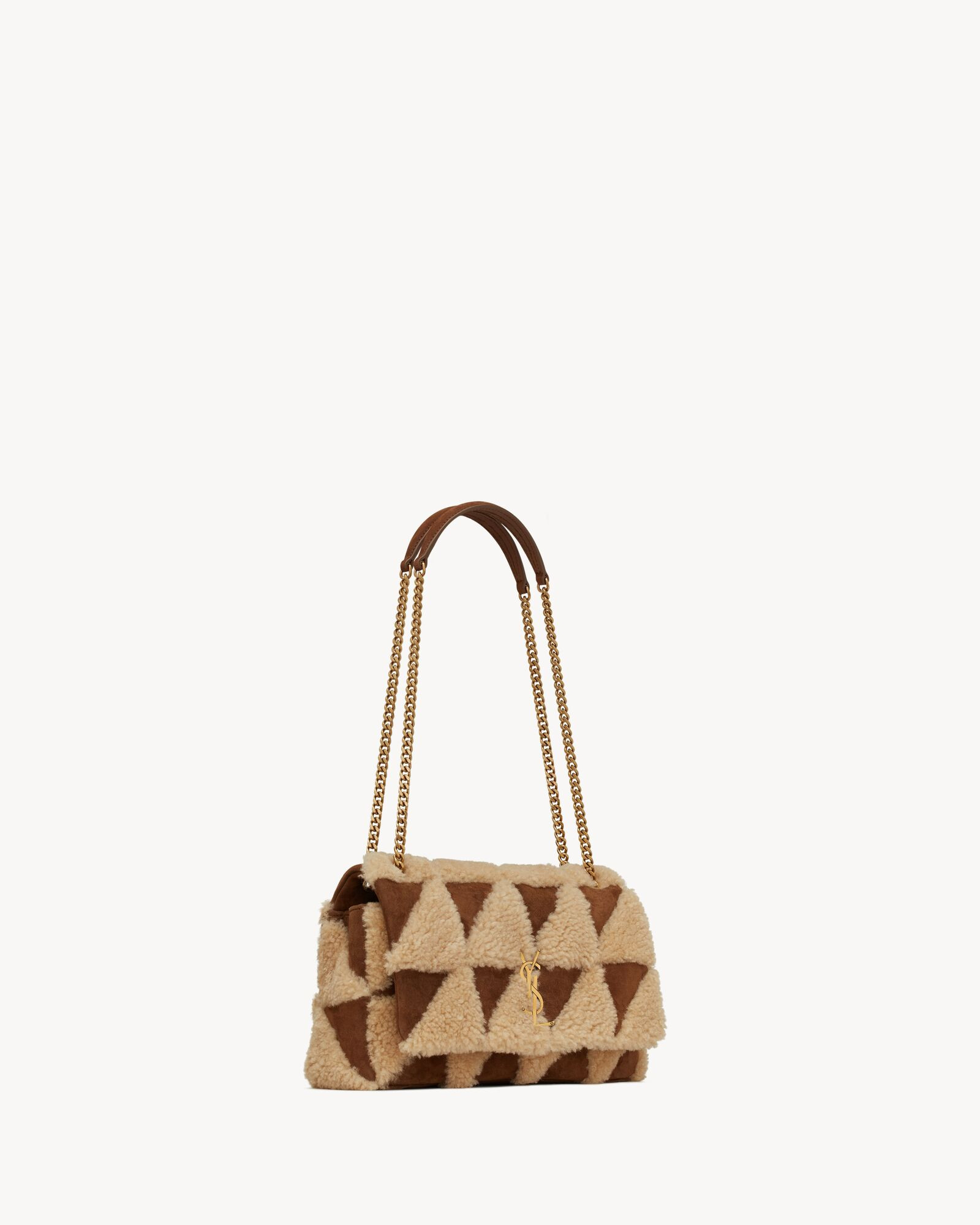 FLAP BAG WITH QUILTED ‘CARRÉ RIVE GAUCHE’ TOPSTITCHING.SLIDING CHAIN ALLOWS IT TO BE CARRIED... | Saint Laurent Inc. (Global)