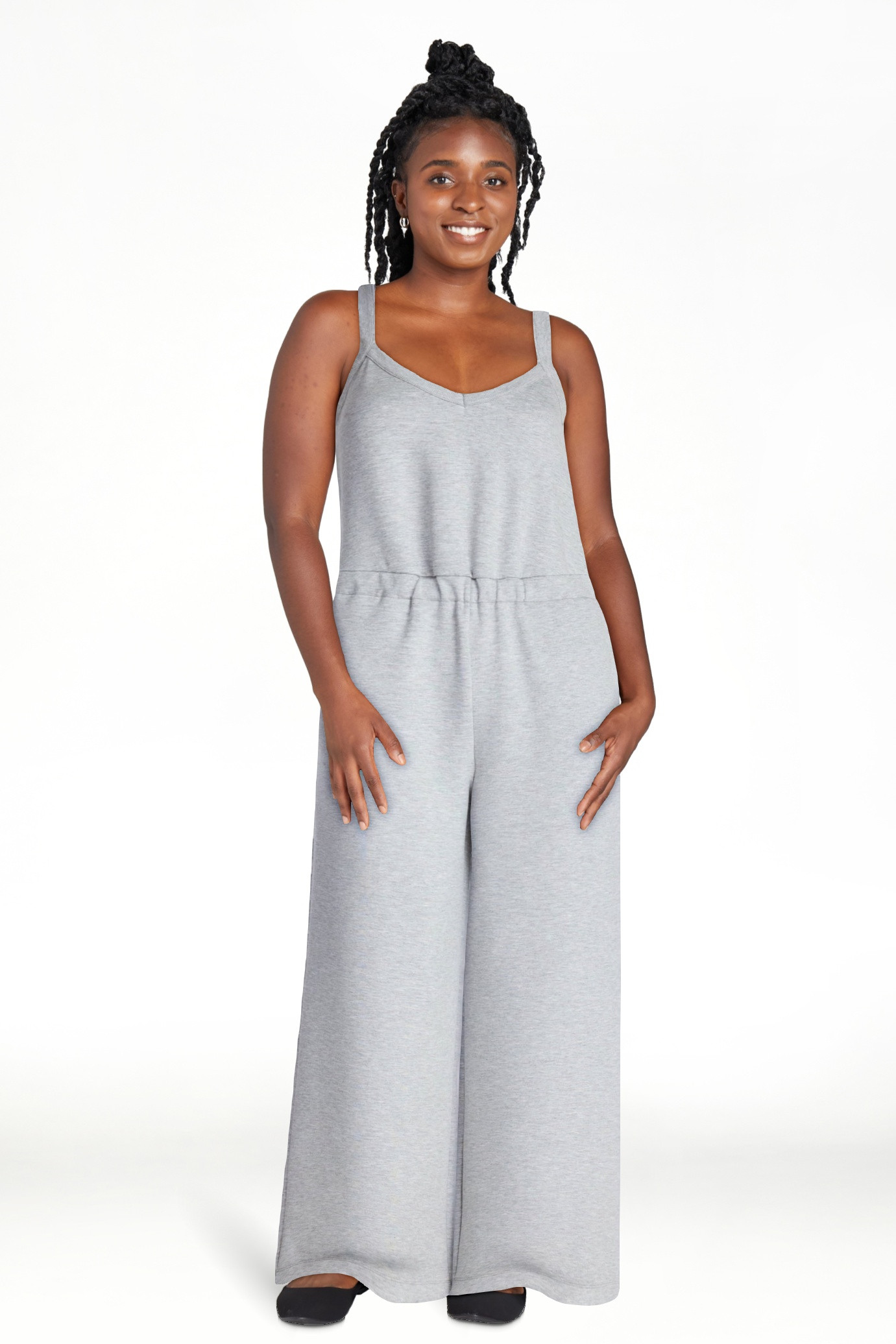 Scoop Women's and Women's Plus Scubaknit Tank Jumpsuit, Sizes XS-4X | Walmart (US)