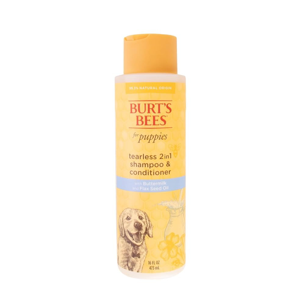 Burt's Bees for Pets Tear Free Puppy Shampoo and Conditioner - Tearless Dog Wash for Puppies, Pet... | Amazon (US)