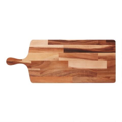 Extra Large Acacia Wood Paddle Cutting Board | World Market