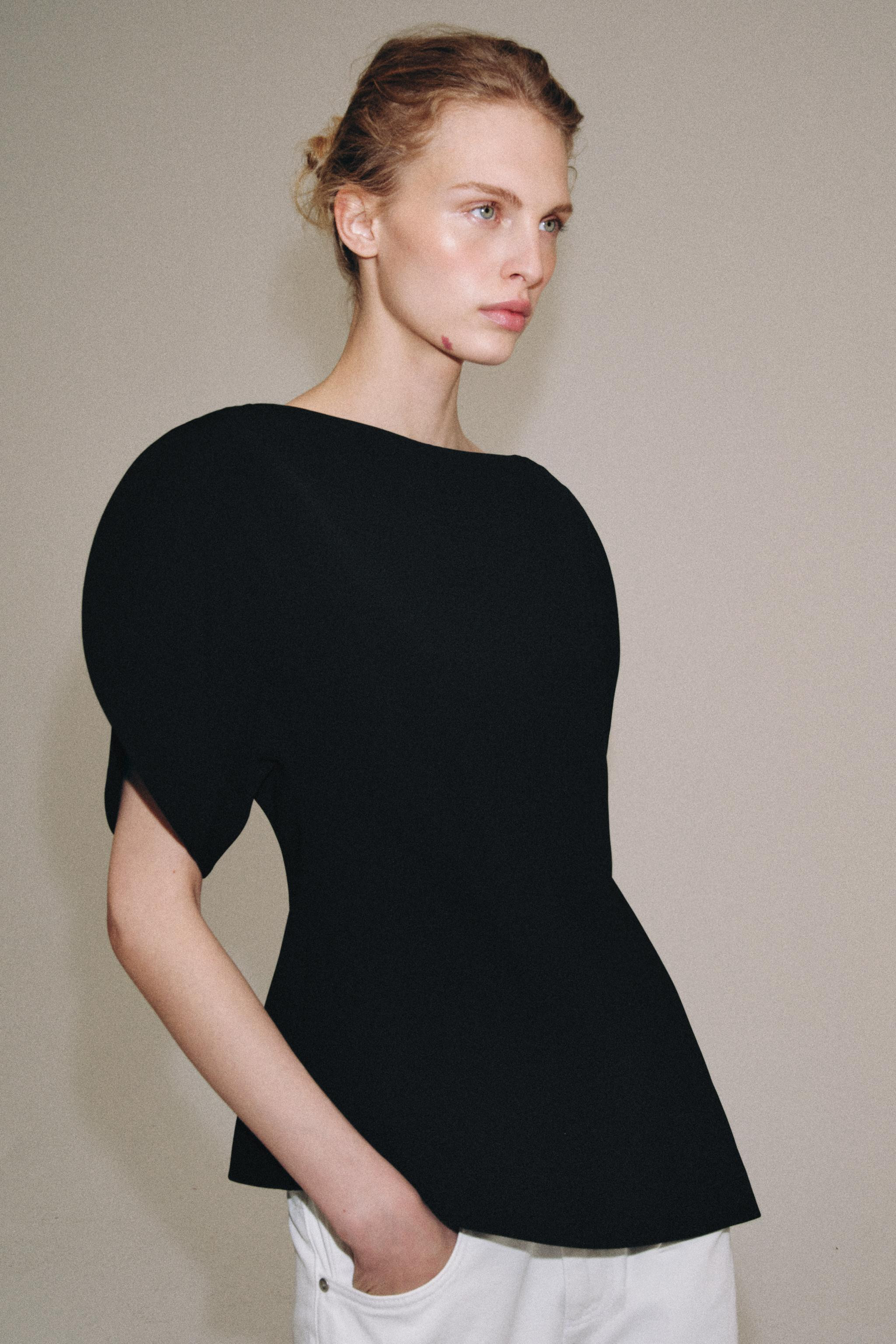 PUFF SLEEVE TOP ZW COLLECTION | Zara US