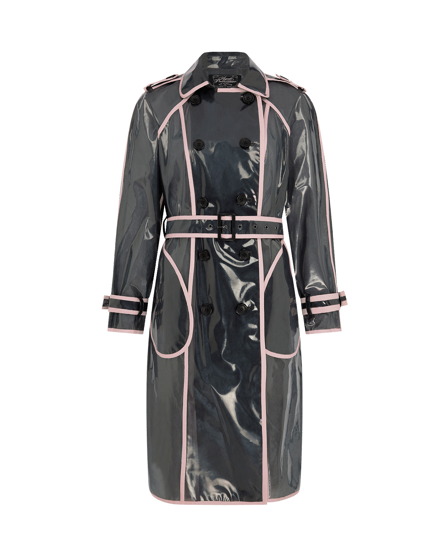 Maxie Flasher Mac in Black/Pink | By Agent Provocateur All Clothing | Agent Provocateur (US)