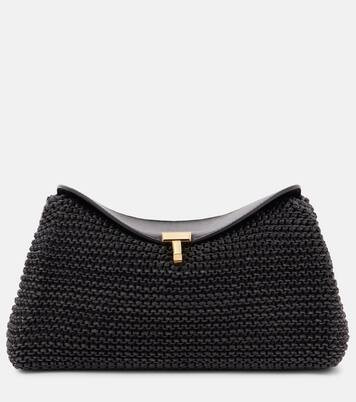 T-Lock woven leather clutch | Mytheresa (US/CA)