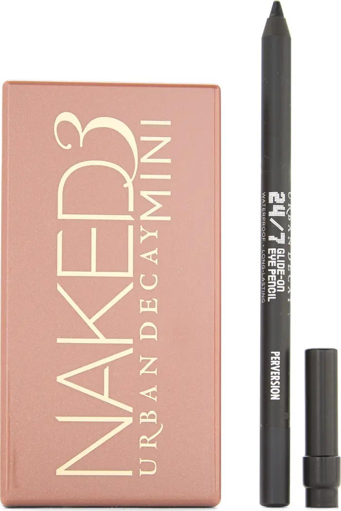 Naked3 Mini Eyeshadow Palette and 24/7 Glide-On Eye Pencil Set | Nordstrom Rack