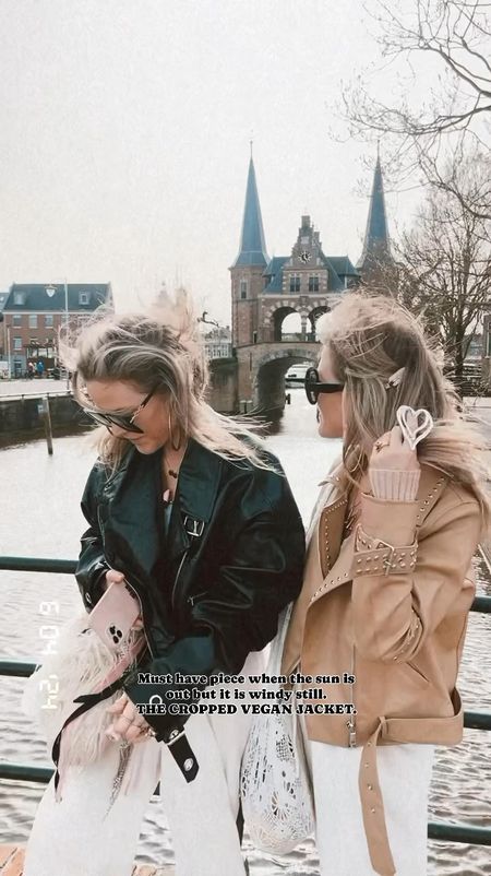 Vegan leather jackets 💕💕 black jacket of prettylittlething and the other one we found a similar one at Asos 

Statement rings of our own brand instagram: @prettypiecesbySiss 

#LTKFestival #LTKstyletip #LTKSeasonal