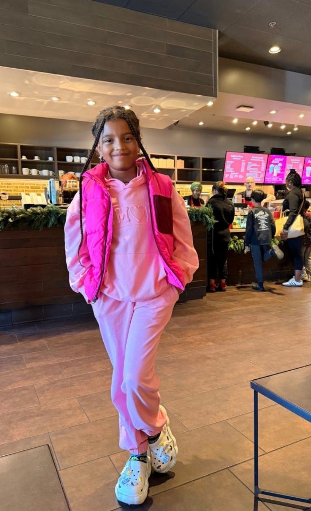 Pretty in pink 💗 A cozy matching sweatsuit layered with a bright puffer vest makes the cutest casual combo.

#PinkOutfit #CasualStyle #CozyOutfit

#LTKmomlife #LTKdayinmylife #LTKstorytime
