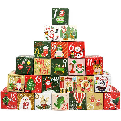 Wrapables Christmas Advent Calendar Countdown Gift Boxes | Target