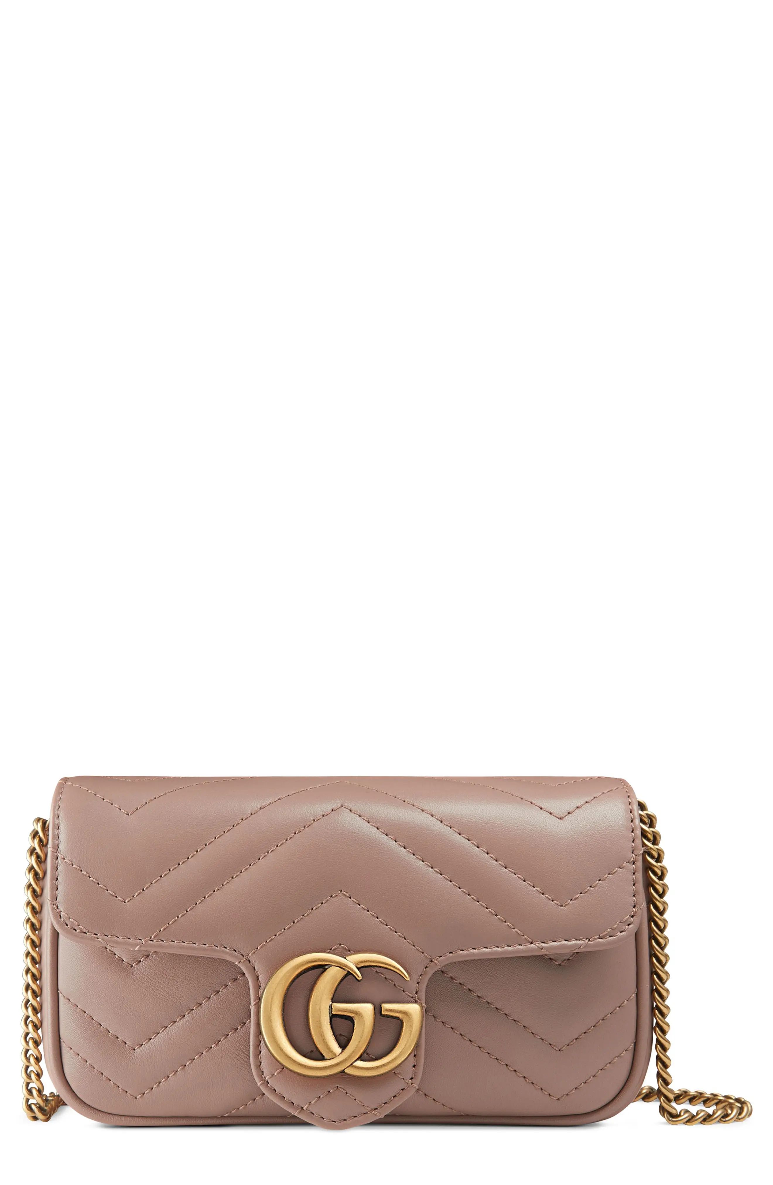 Gucci Supermini GG Marmont 2.0 Matelassé Leather Shoulder Bag | Nordstrom