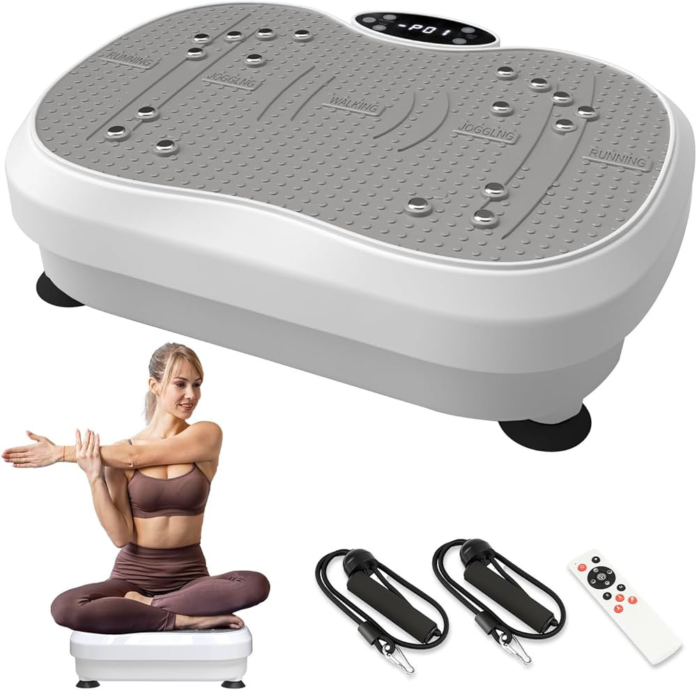 Vibration Plate Exercise Machine for Lymphatic Drainage, Whole Body Fitness Workout Equipment Sta... | Amazon (US)