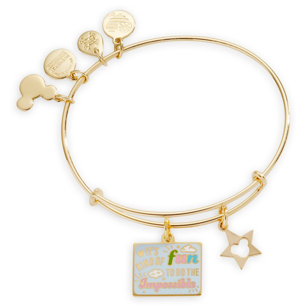 Walt Disney ''It's Kind of Fun to Do the Impossible'' Bangle by Alex and Ani | Disney Store