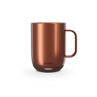 Ember Mug 2 14oz Temperature Control Smart Mug Copper: Ember Cup, Ceramic & Stainless Steel, Hand Wash, Coaster Included | Target