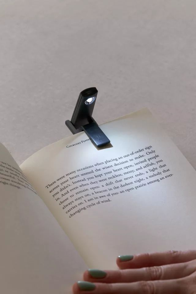 Kikkerland Design Mini Folding Book Light | Urban Outfitters (US and RoW)