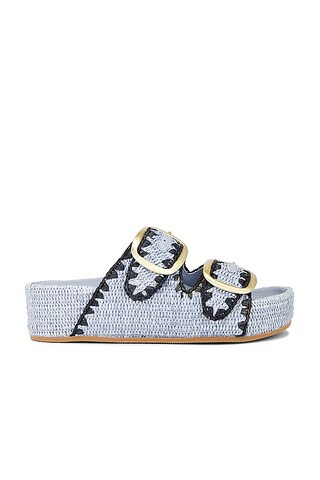 Loeffler Randall Theo Sandal in Light Blue & Black from Revolve.com | Revolve Clothing (Global)