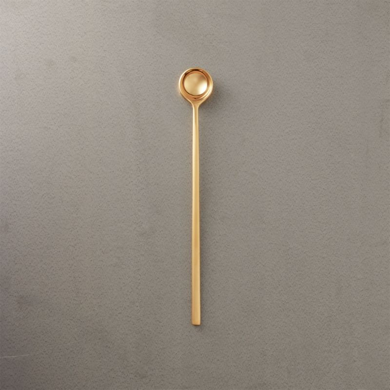 Brew Gold Stirring Spoon + Reviews | CB2 | CB2