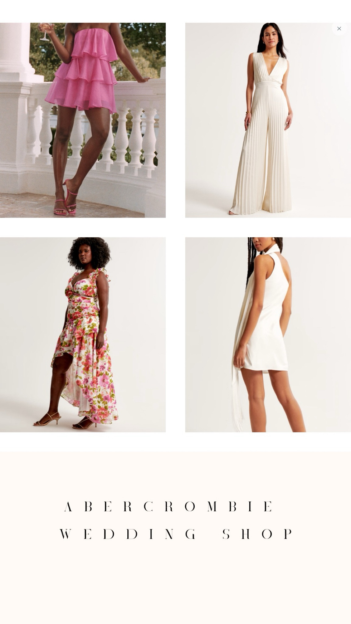 Abercrombie + Fitch Wedding Shop