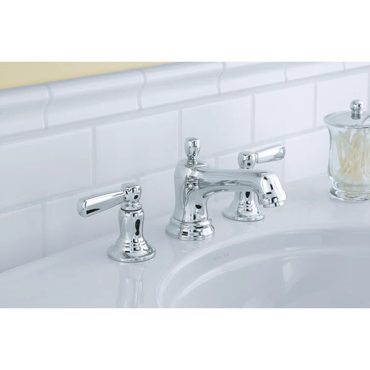 10577-4-CP Bancroft Widespread Bathroom Faucet with Drain Assembly | Wayfair North America