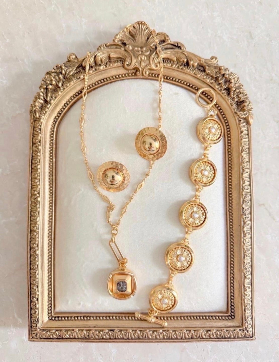 The prettiest vintage-inspired gold jewelry! ✨🤎
I love pieces that feel timeless and a little collected — especially when they have that beautiful antique-inspired detail. These are perfect for layering or wearing on their own for an elegant everyday look.
✨ Shop the jewelry on LTK!
Follow @miriamobrien on Instagram and TikTok 🤍
#LTKJewelry #LTKFinds #LTKShopping #LTKStyle #LTKCreator #GoldJewelry #GoldAccessories #JewelryFinds #JewelryInspiration #VintageInspired #VintageJewelry #ClassicStyle #TimelessStyle #ElegantStyle #EverydayJewelry #JewelryLover #AmazonFinds #AmazonFashion #FashionFinds #StyleInspo