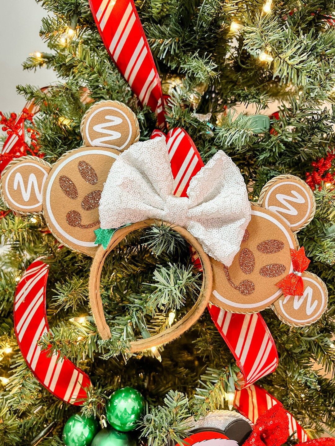 Gingerbread Faces Mouse Ears | Etsy (US)