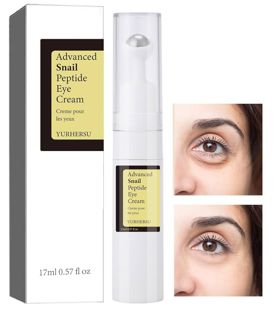 Snail Peptide Under Eye Cream with 73% Snail Mucin & 2% Nicotinamide for Dark Circles, Puffiness ... | Amazon (US)