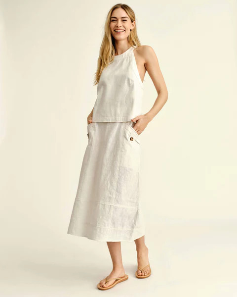 Sammi Skirt in Gwenn Palm | Omika | Beau & Ro