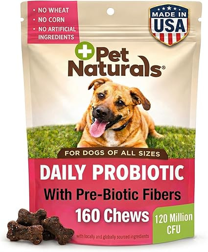 Pet Naturals Daily Probiotic Soft Chews for Dogs, Digestive and Immune Support Supplement, 1 Bill... | Amazon (US)