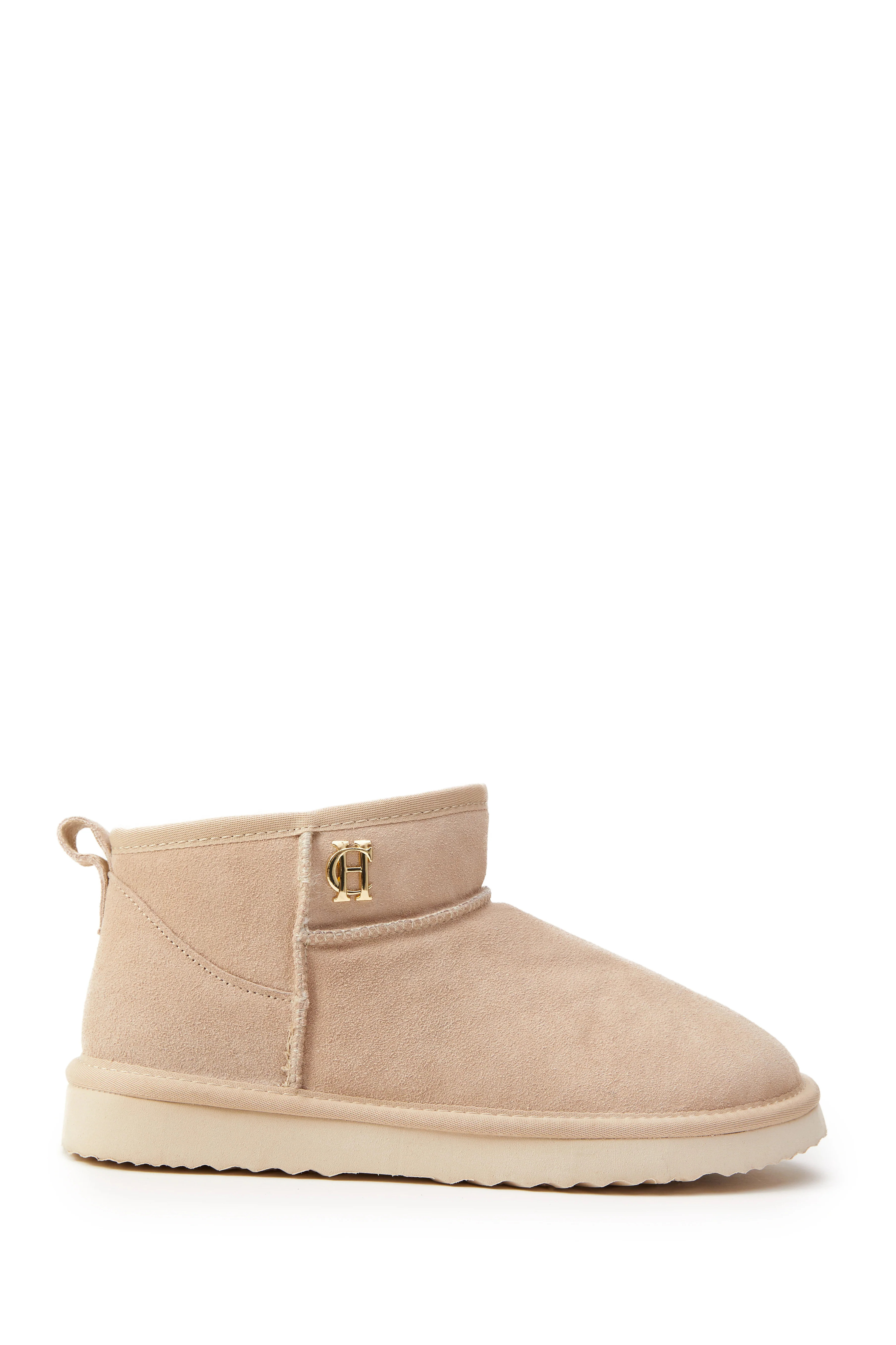 Ultra Mini Shearling Boot (Oyster) | Holland Cooper