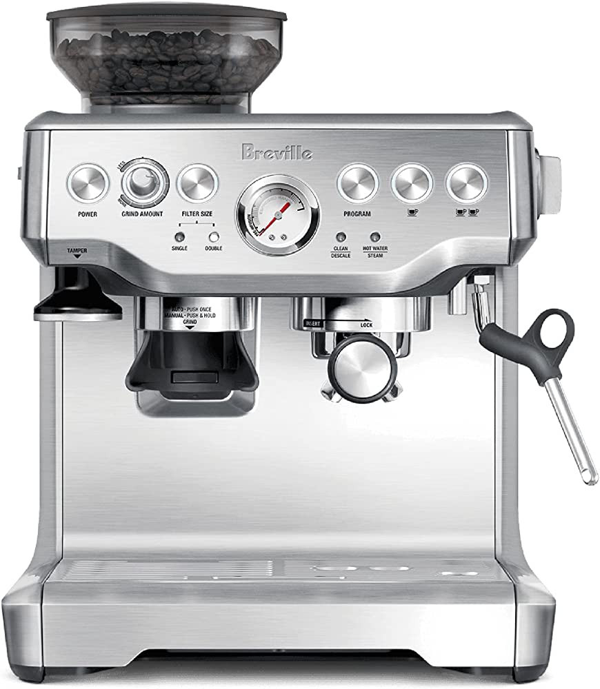 Breville Barista Express Espresso Machine, Brushed Stainless Steel, BES870XL | Amazon (US)