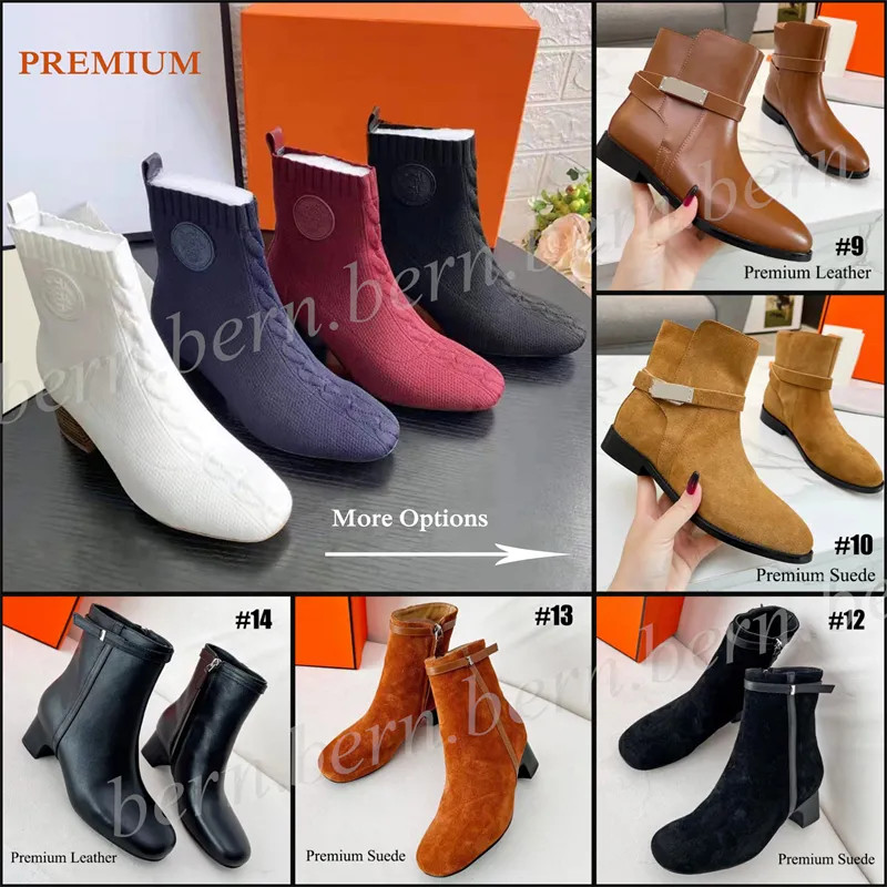 Premium Quality Women's Boots Knitted/Suede/Leather Fashion Short Boots for Women | DHGate