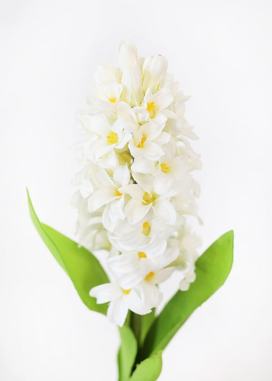 White Artificial Hyacinth Flowers - 12.5 | Afloral (US)