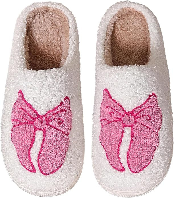 Afellicy Halloween Christmas Slippers Checkered Scuff for Women and Men Holiday Indoor Bedroom Fl... | Amazon (US)