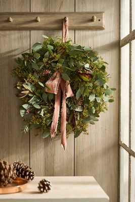 Fresh Eucalyptus + Pepperberry Wreath | Terrain