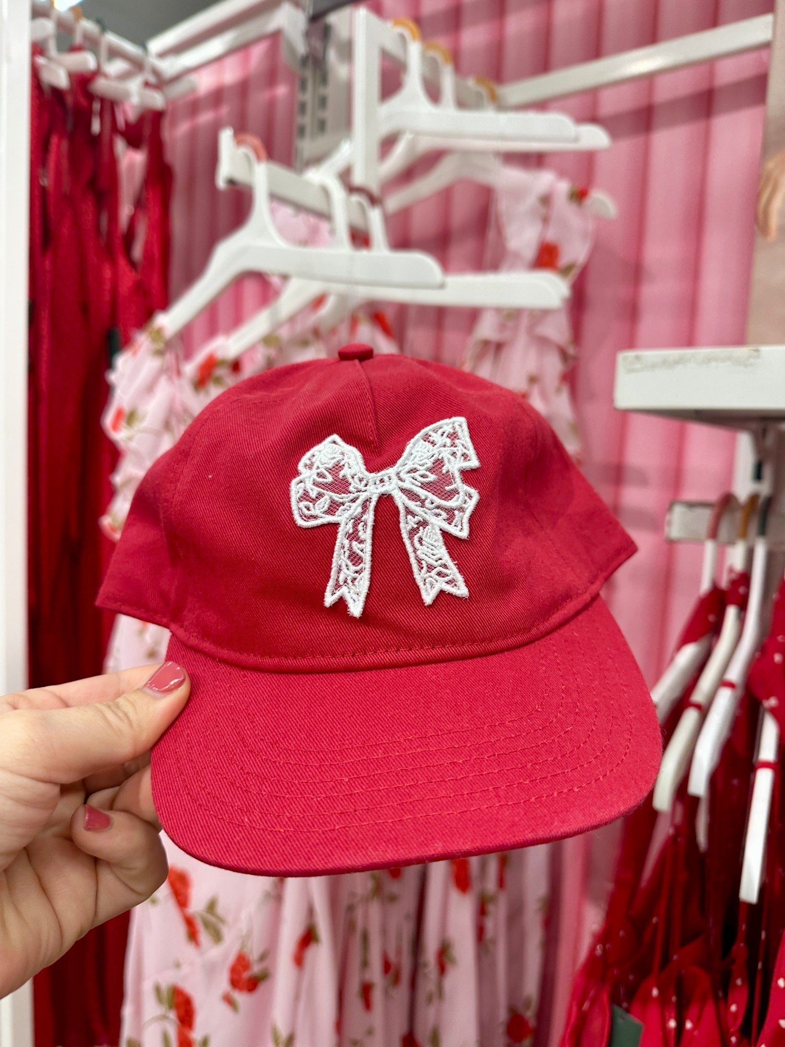 The sweetest little Valentine’s Day hat 🤍🎀
This red bow baseball cap is giving all the girly, festive vibes — perfect for February outfits, school drop-off days, or adding a fun pop to a neutral mom look. Lightweight, comfy, and such a cute way to dress up jeans and a tee.

Linked here if you love a good seasonal accessory 💌

#LTKmomlife #LTKValentine #LTKootd