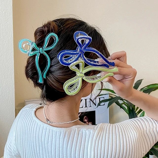 Scissors Shape Hair Claw Clips Women Shark Jelly Clear Hairclip Girl Hairpin Crab Barrette Clamp ... | AliExpress (US)