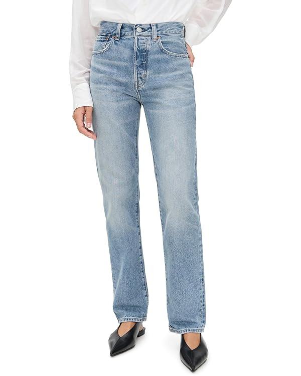 Madewell Women's Longline Straight Jeans | Amazon (US)