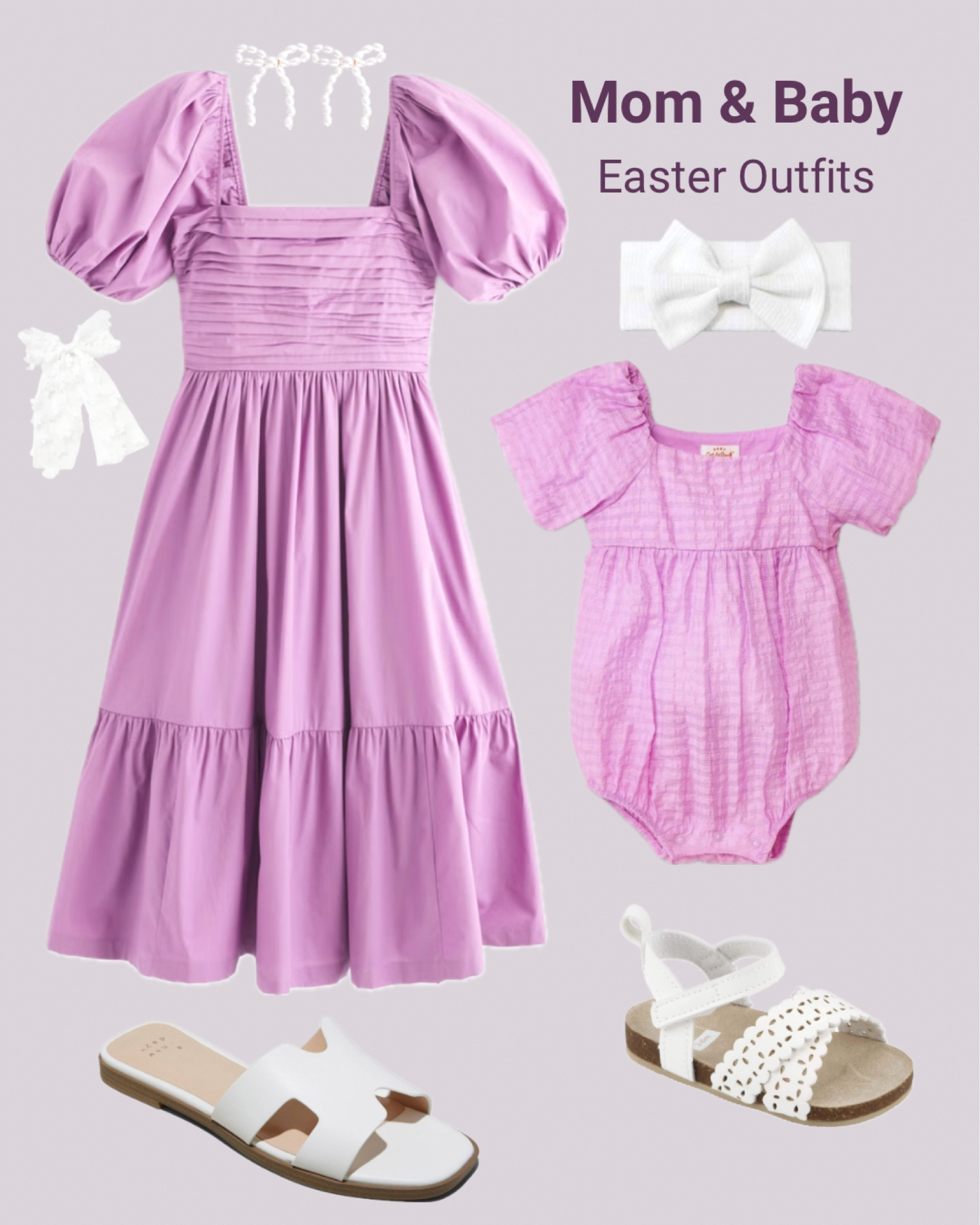 Matching outfit inspo for mom & baby girl! How cute for Easter or a special event!? 

Baby girl outfit inspo, baby girl style, baby girl clothes, matching mom and baby, matching mom and daughter, mommy and me outfits, Easter outfit idea, baby Easter outfit, baby sandals, Easter 2024, Easter dress, spring dress, spring outfit, spring clothes, girl mom

#LTKfamily #LTKstyletip #LTKbaby