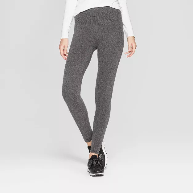 Women's High-Waist Seamless French Terry Leggings - A New Day™ | Target