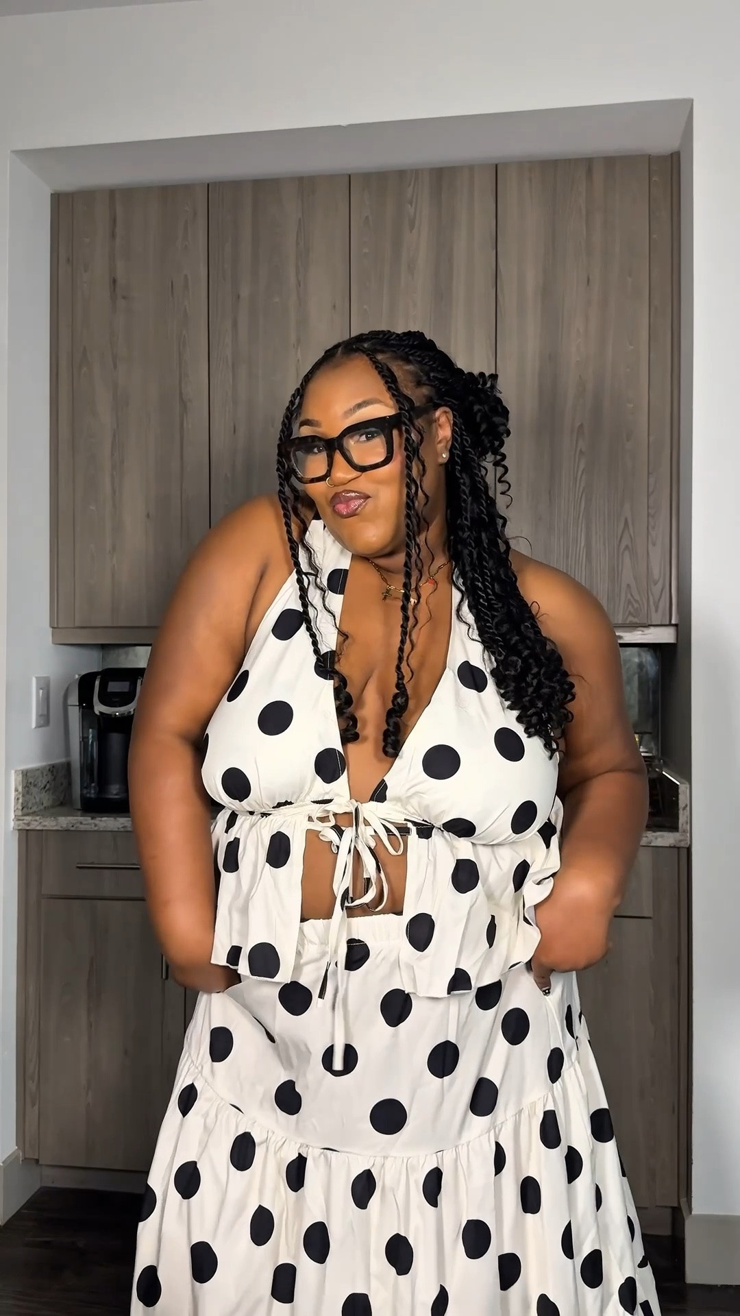 Comment “shop” and I’ll send you the link to these items. I think I found my new fav polka dot pieces. The white and black set is phenomenal—it’s so cute, I just need a destination to wear it because I’m obsessed.

Search and follow my fave curve store 👉 Elenzga CURVE 👈 and stay in the style loop on SHEIN! Use “elelifewithashleysymone179” to enjoy an exclusive discount! ✨
@sheinofficial @shein_us @sheincurve
#SHEINtrends
#sheinpartner
