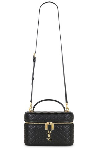 Saint Laurent Large Gaby Vanity Bag in Black | FWRD 