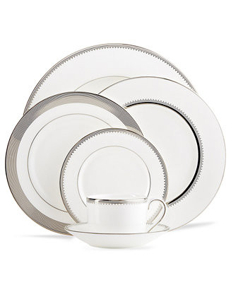 Vera Wang Wedgwood Dinnerware, Grosgrain Collection & Reviews - Fine China - Macy's | Macys (US)