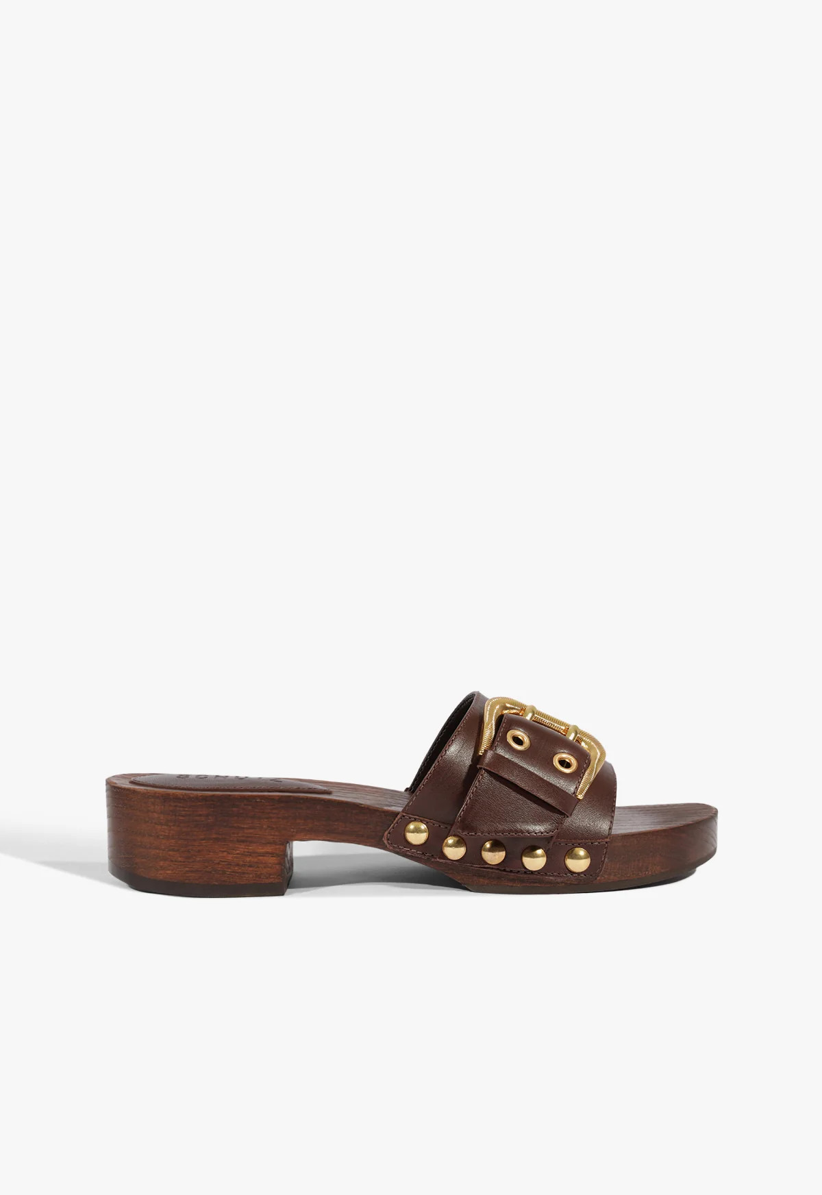 Irie Brown Low Block Heel Flat | Schutz (US)