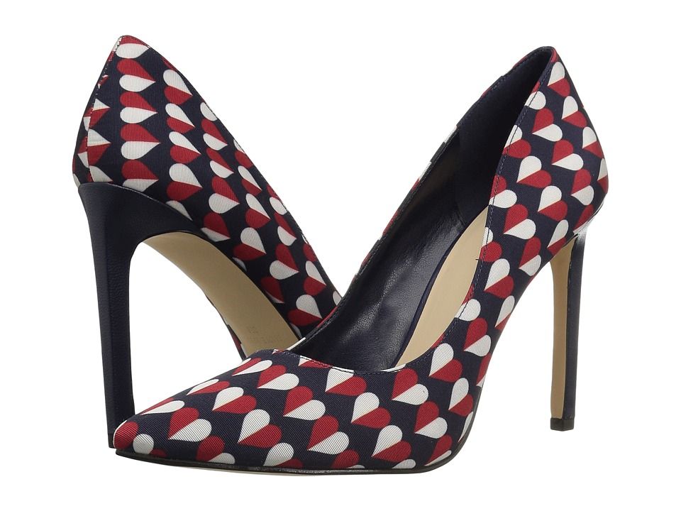 Nine West - Tatiana 2 (Navy Multi Fabric) High Heels | Zappos